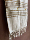 natural colour silk scarf