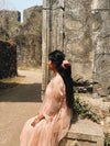 Organza pink dress
