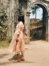 Organza pink dress
