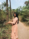Organic cotton pink dress