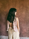 top lotus linen pink