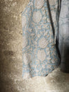 light blue linen top