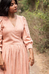 Organic cotton pink dress