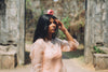 Organza pink dress