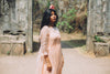 Organza pink dress