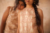 top lotus linen pink