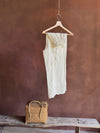 white cotton trousers