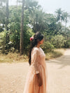 Organza pink dress