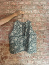 Top Linen dark blue