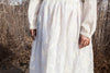 Ivory embroidered skirt