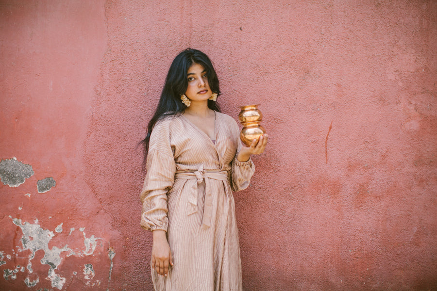 desert bloom wrap dress