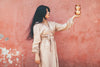 desert bloom wrap dress