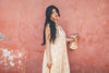 sunlit floral dress